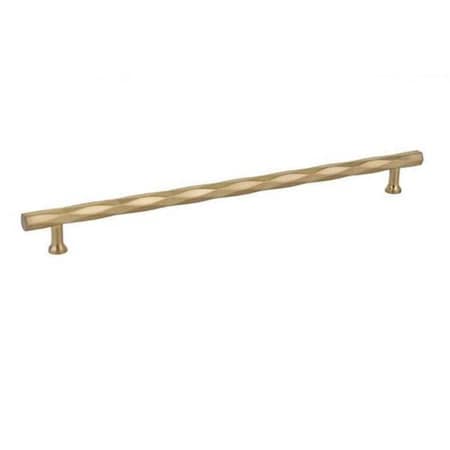 Patioplus 12 in. Center to Center Tribeca Cabinet Pull, Satin Brass PA3240257
